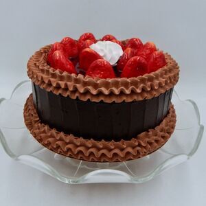 Chocolate Cake Window Display Realistic Artificial Fake Restaurant Prop Decor